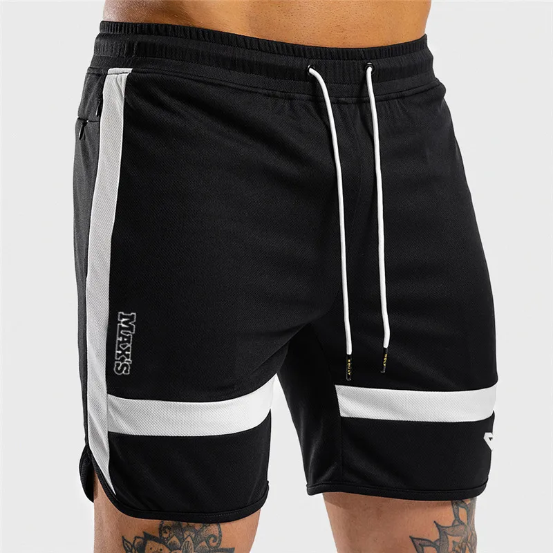 Новая мода Шорты мужчин 2019 Повседневный Белый пляжные шорты спортивные брюки Здоровье Фитнес Мужская одежда