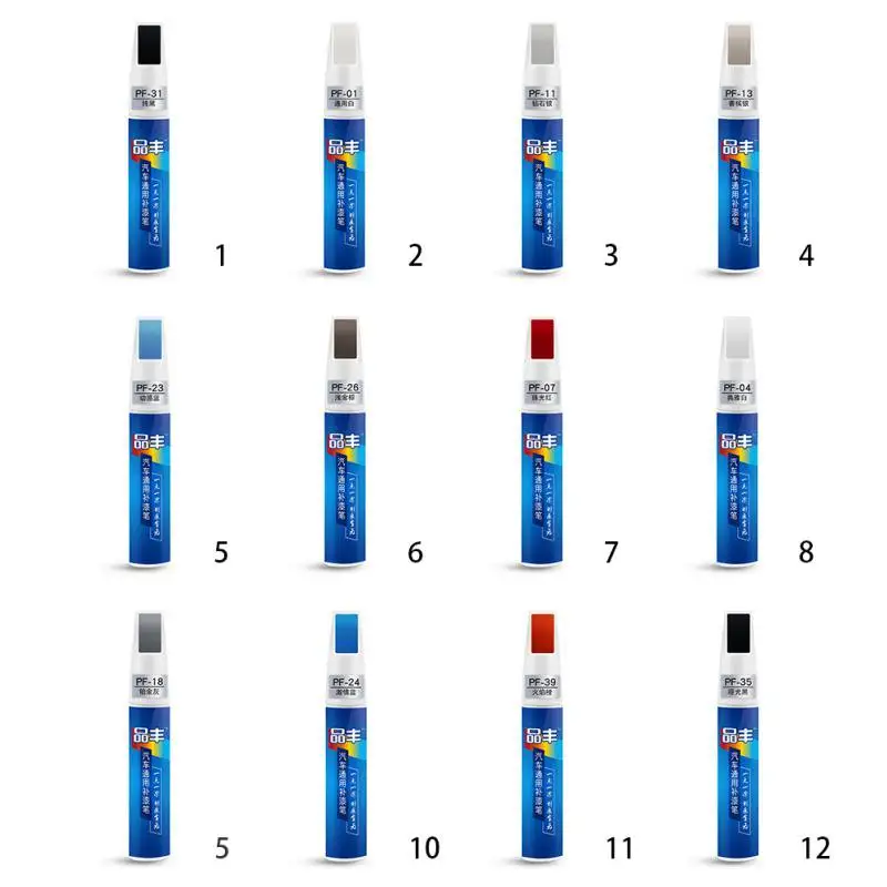 

Matt Car Scratch Repair Pen Auto Care 12 Colors Car Scratch Repair Paint Care Auto Paint Pen A