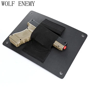 

Under Table Desk Chair Pistol Holster Gun Concealment Handgun Holders Universal Hidden Concealed Holsters for Vehicle Car Doors
