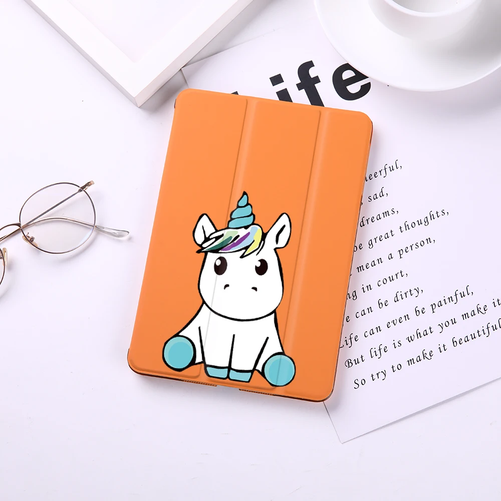 

Cartoon Unicorn Case Cover for Apple iPad Pro 12.9 inch 2018 2017 2015 PU Leather Tablet Folding Folio Cases