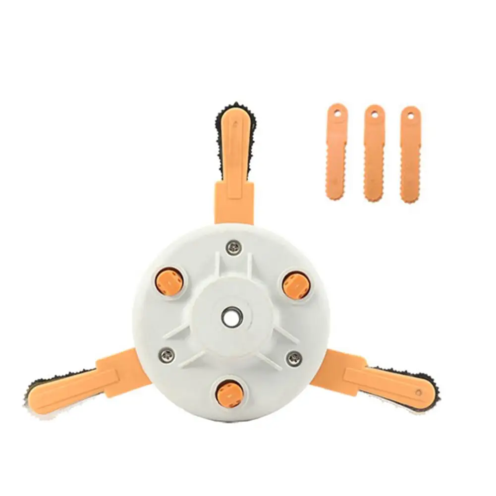 Dual use Power Grass Trimmer Head Plastic Chain Saw with nylon line cutter Easy Cutting for Brush Cutter,Auto bump feed head