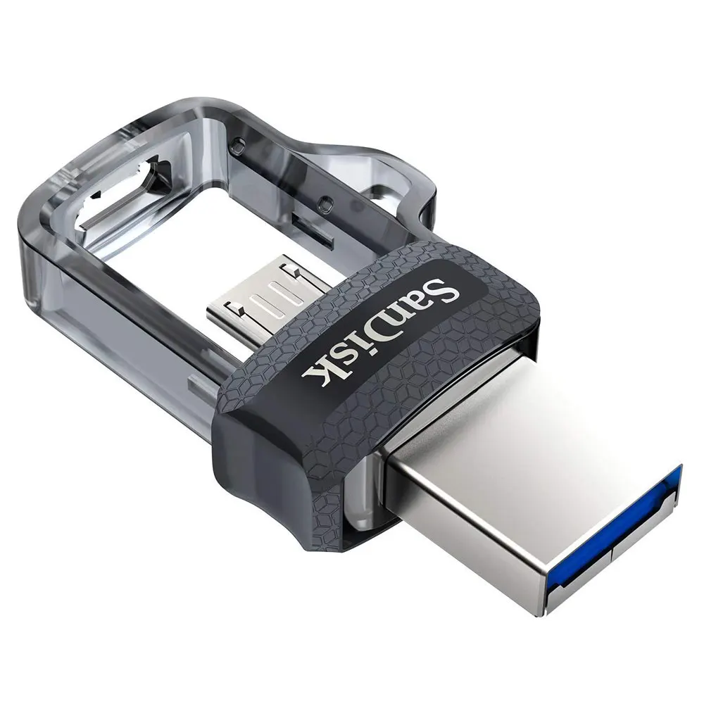 Sandisk OTG USB Flash 16 ГБ 32 ГБ 64 Гб 128 ГБ ультра двойной накопитель USB3.0 мини Флешка компьютер Cle USB sdd3 диск на ключ