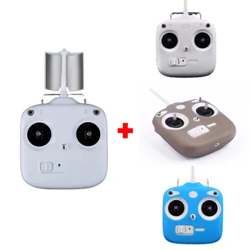 

Phantom 2 Remote Controller Silicone Protective Case with Antenna Range Extender Radio Signal Booster For DJI Phantom 3 Standard