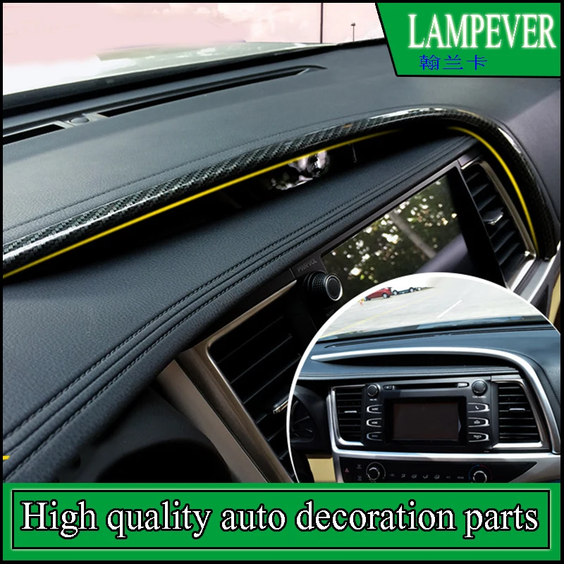 Car styling For Toyota highlander 2015 Car instrument panel dash board