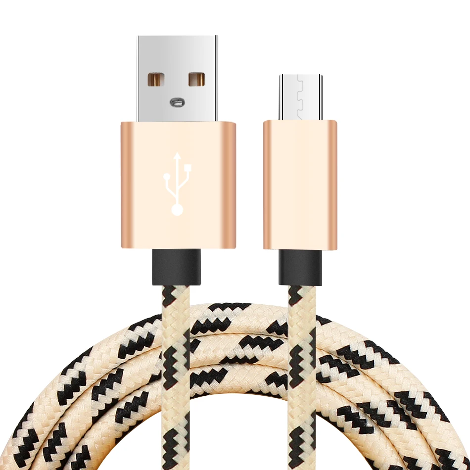 1 м/2 м/3 м Плетеный Micro USB быстрой зарядки Тип Кабеля C шнура синхронизации сотовый телефон аксессуар Связки зарядный кабель 100 шт./лот