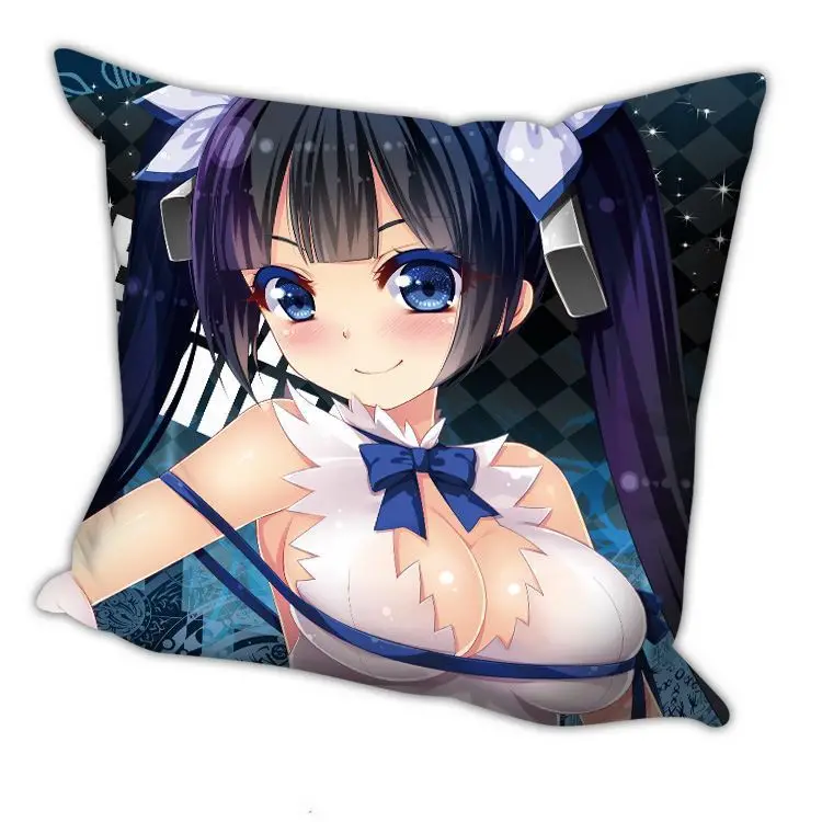 Hobby Express Hestia DanMachi Anime Dakimakura Square Pillow Cover H045 | Дом и сад