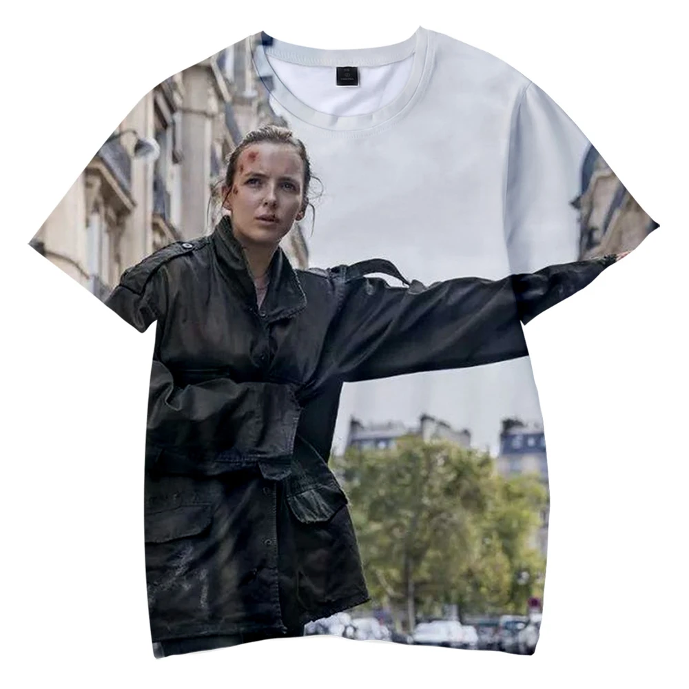 Hip Hop Killing Eve TV Kids T-shirt Soft Round collar T shirt New Casual Kpop Harajuku Girls Boys Love Fashion Children