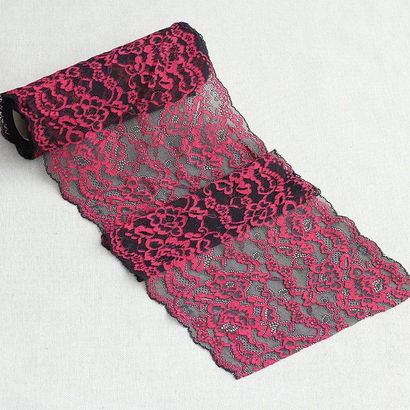 

MLAEY2Yards blue/silver Exquisite Elastic stretch Lace Trim High Quality Lace Fabric DIY Craft&Sewing Dress Clothing Accessories