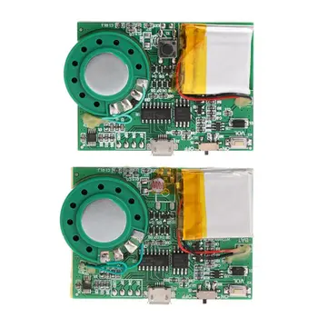

Light Sensor Sensitive Key Control MP3 Sound Playback Circuit Module for Greeting Card with Speaker Lithium Battery USB Download