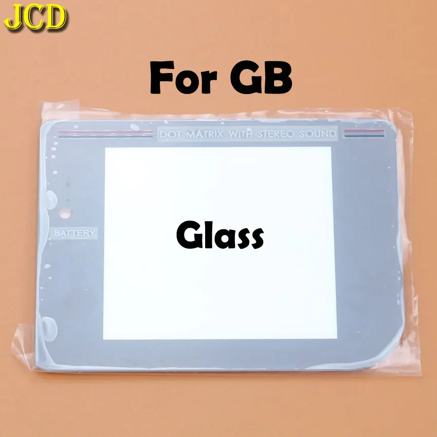 JCD 1 шт. новые стеклянные пластиковые экранные линзы Крышка для Nod Gameboy классические линзы GB протектор - Цвет: Glass Screen