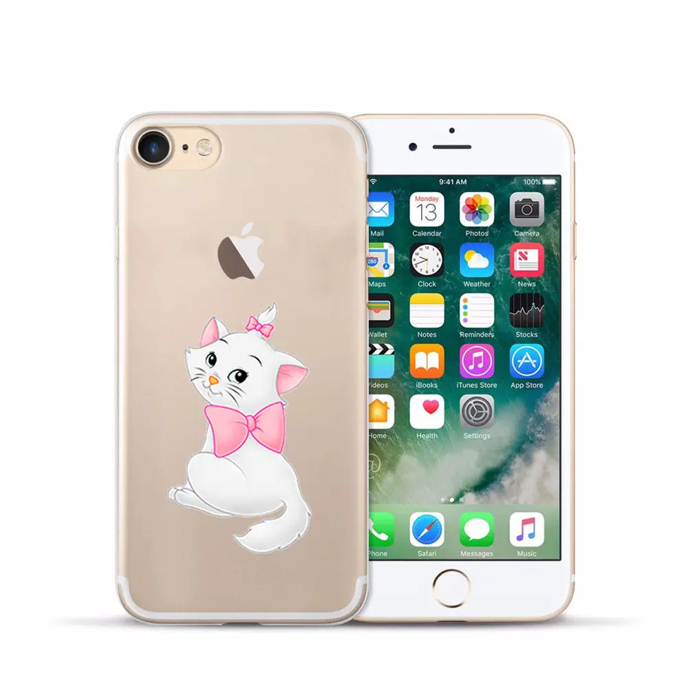 Arvin Plain Case FOR Iphone 7 5 5S 6sPlus X XS Max XR Painting Silicon Cover FOR Iphone 6s Soft Clear Protective TPU Back Cover (16)