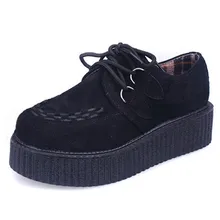 ¡Oferta! ¡venta al por mayor! ¡moda 2019! zapatos de plataforma de cuerda para mujer, plataformas Creeper, rojo y negro 35-39