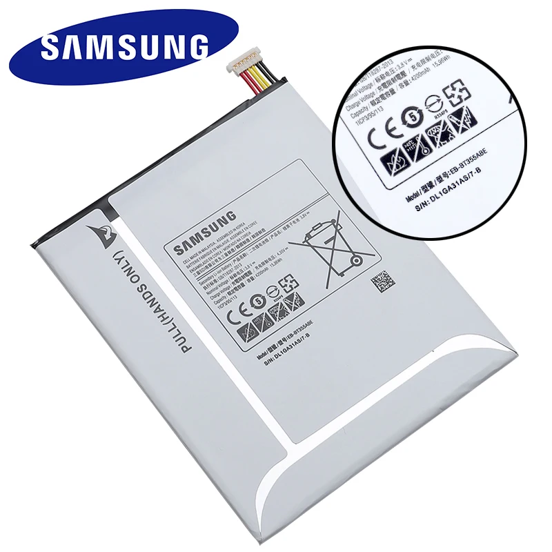 Планшет samsung Аккумулятор для samsung GALAXY Tab A 8,0 T355C EB-BT355ABE GALAXY Tab5 SM-T355 T350 SM-P350 P355C T357W