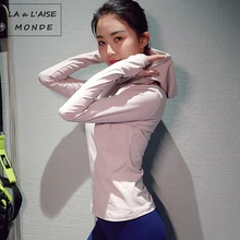 Женская куртка спортивная одежда толстовки для женщин топы спортивные фитнес женский спортивный топ трикотажная кофта с капюшоном женская спортивная одежда