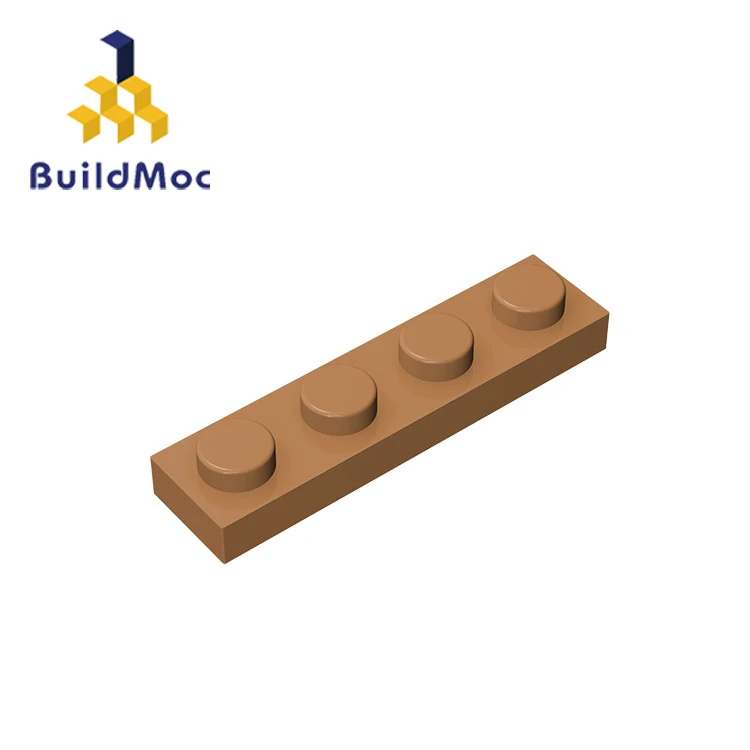 BuildMOC Assembles Particles Plate 3710 1x4 For Building Blocks Parts DIY enlighten block bricks Educational gift Toys | Игрушки и хобби