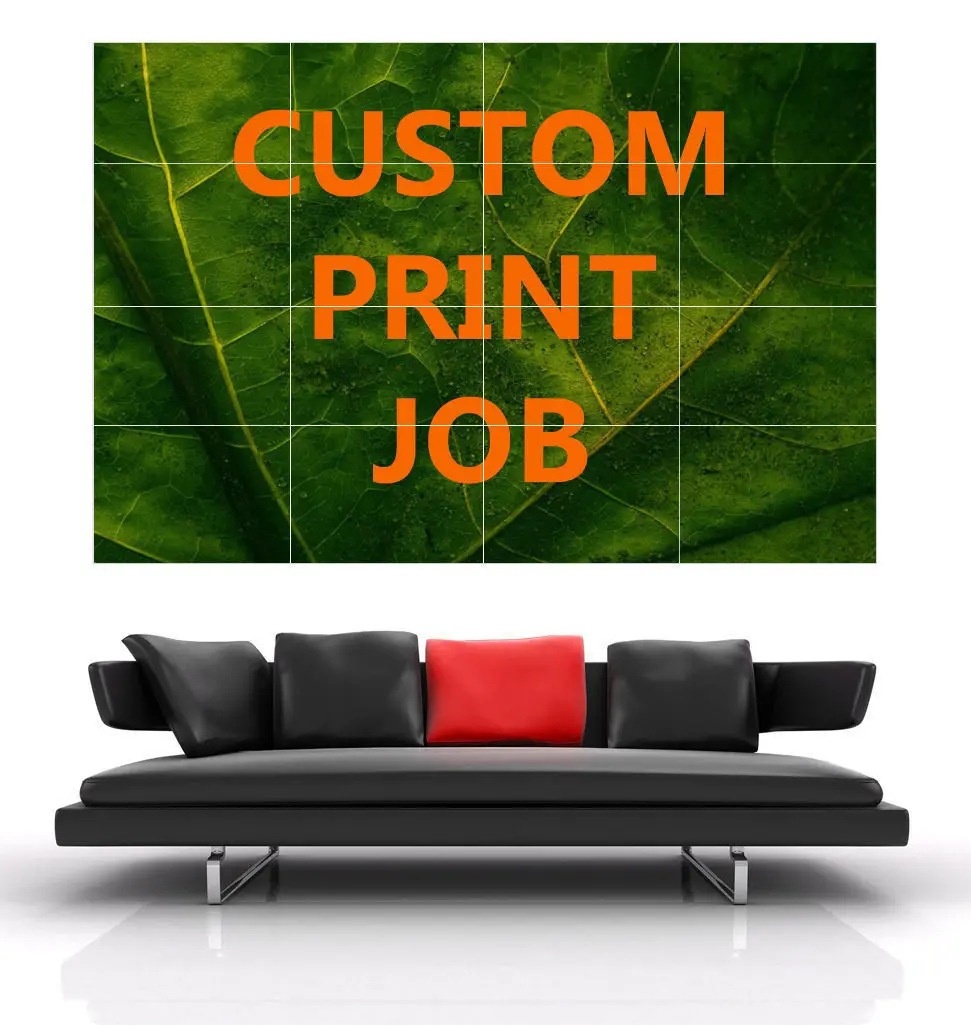 CUSTOM PRINT JOB / Poster Banner Printing / Wall Art Print