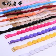 Модный карамельный цвет, ручная работа, плоский бисер, ткань, плечевой бюстгальтер, ремень, женская одежда, нижнее белье, аксессуары, 10 пара/лот