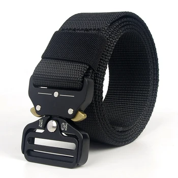 Tactical Belt Men Adjustable Heavy Duty Military Tactical Waist Belts with Metal Buckle Nylon Belt Hunting Accessories 1