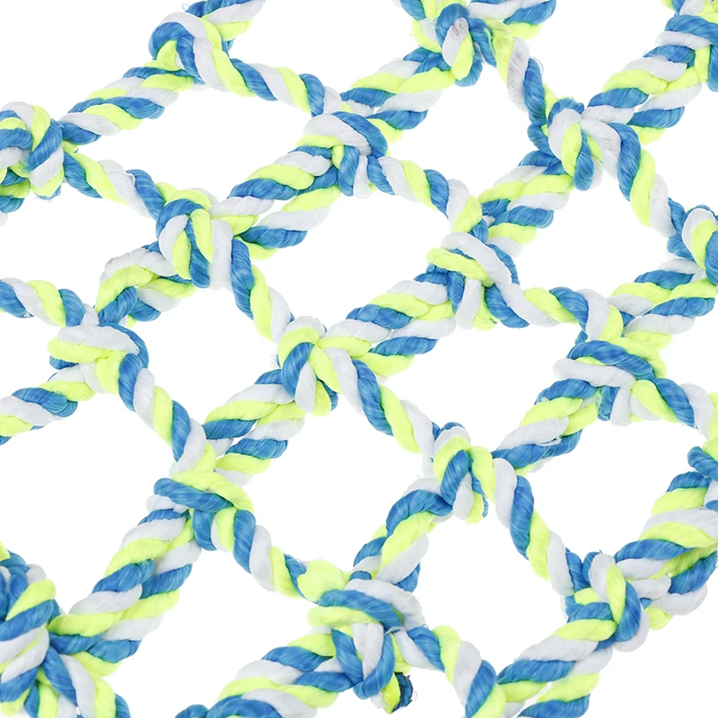 Попугай, лестница для скалолазания, Хлопковый Канат, сетчатая клетка, подвесная игрушка для домашних животных, игрушка для хомяка, хорька, маленькое животное