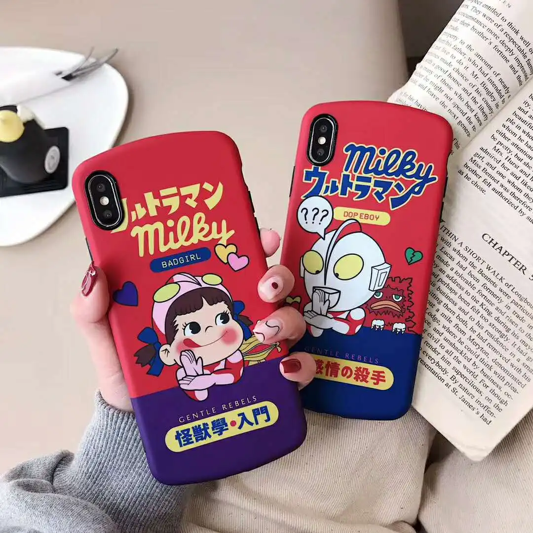 Милый японский классический мультяшный чехол Ultraman для iPhone Xr Xs Max X 6 6s 7 8 plus