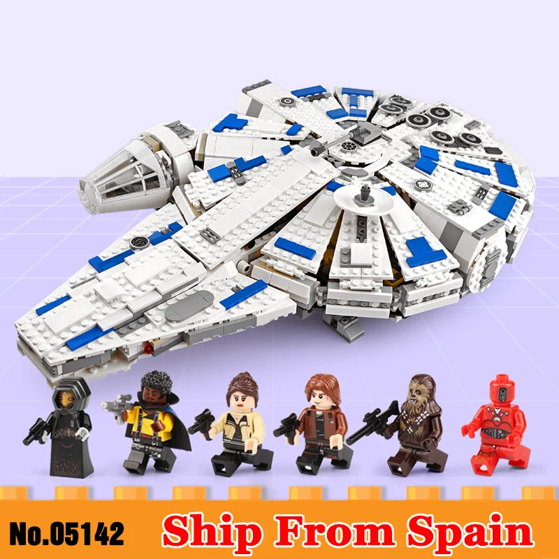 

Star Wars Force Awakens Millennium Model Falcon Building Blocks 05007 05142 compatible with Legoinglys 75212 75105 Toy For Child