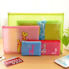 1 шт. корейские канцтовары оптом палевый A5 сетчатые мешки для документов 4 15009