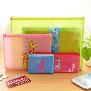

1pcs Korean stationery wholesale Fawn A5 Mesh Bags Document Bags 4 15009
