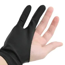 1 шт. перчатки для рисования, противообрастающие перчатки из лайкры, перчатки для рисования, перчатки для графического планшета, левая