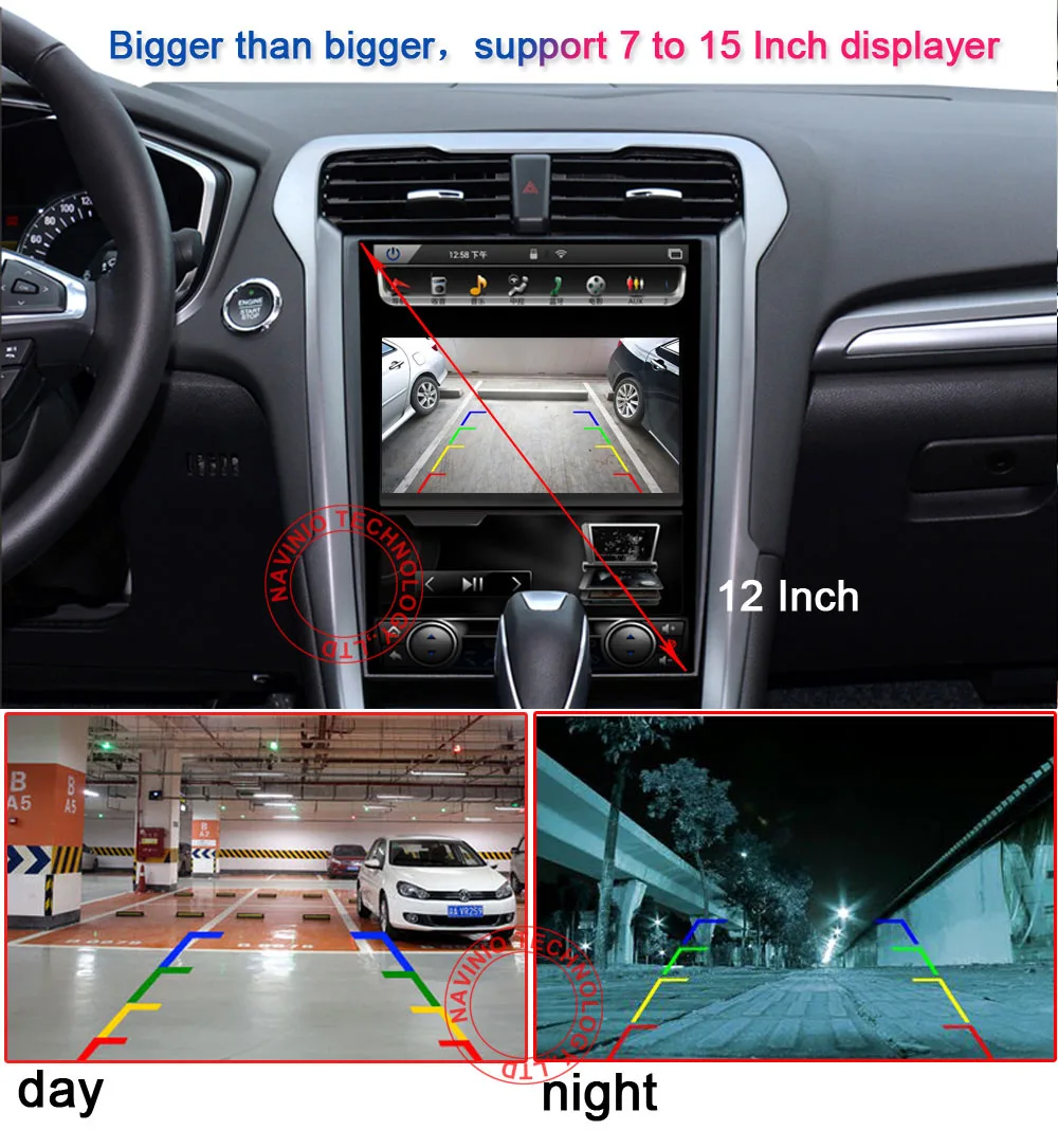 1280*720 Pixel 1000TV line car rear back reverse parking camera wireless for Mercedes Benz W204 S204 C class W212 C180 C200 C260