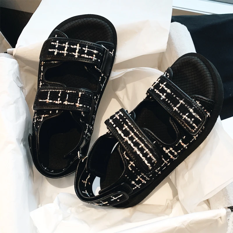 

New Arrival Women Sandals Slingback Women Flats Platform Sandalias De Verano Para Mujer Open Toe Woman Shoe Chic Sapato Feminino