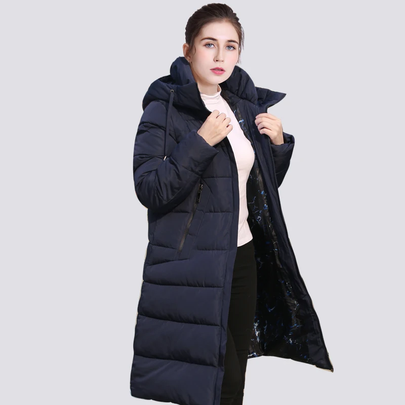 Утолщение куртка женская зимняя парка Большой Размеры 6XL длинные модные Для женщин зимнее пальто с капюшоном теплая куртка пуховик женский верхняя одежда