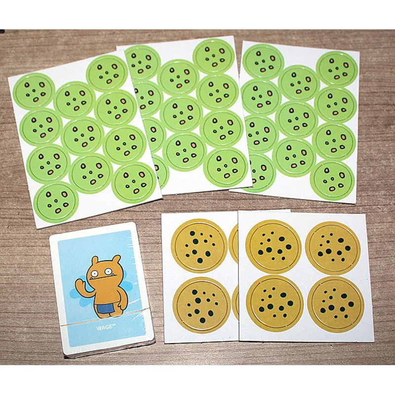 Uglydoll: настольная игра Babo's Cookies 3-10 игрок английский/китайский издание карты игры для семьи/вечерние легко играть