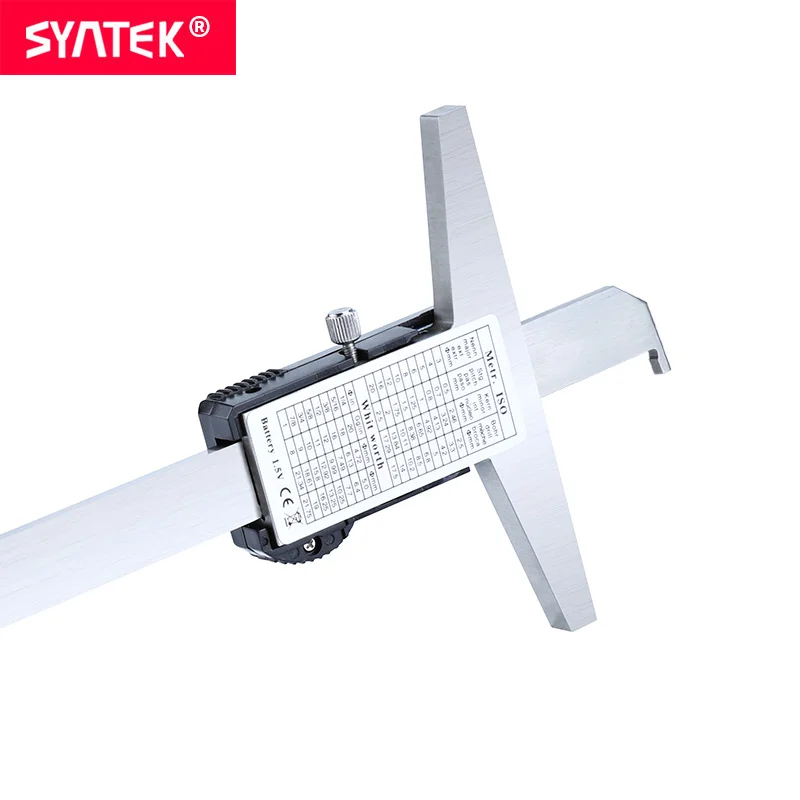 Syntek 0 200 мм 8 &quotодиночный крюк цифровой глубина штангенциркуль микрометр из