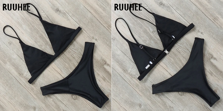 RUUHEE Brazilian Bikini Swimwear Women Swimsuit 2019 Micro Bikini Set Push Up Bathing Suit Beach Wear Maillot De Bain Femme 12