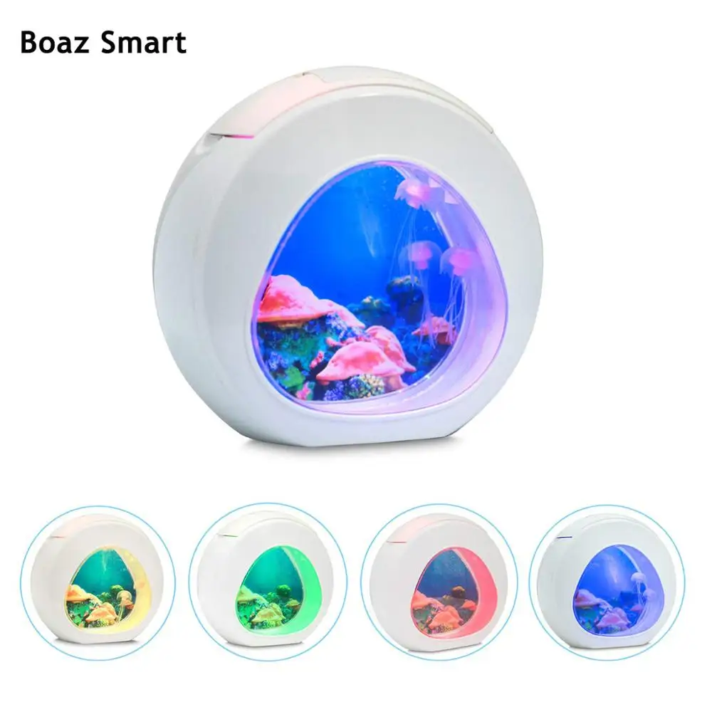 Novelty Jellyfish LED Night light Gift Table Lamp for Kids Tank Aquarium Sea World Mood Night Light Home Office Decor Magic Lamp