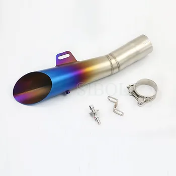 

Inlet 52MM Motorcycle Exhaust R6 Muffler Pipe Moto Escape With Moveable DB Killer For YAMAHA YZF R6 (2004 -2016) AK075