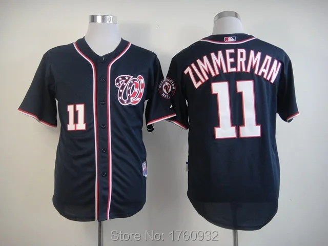 black washington nationals jersey