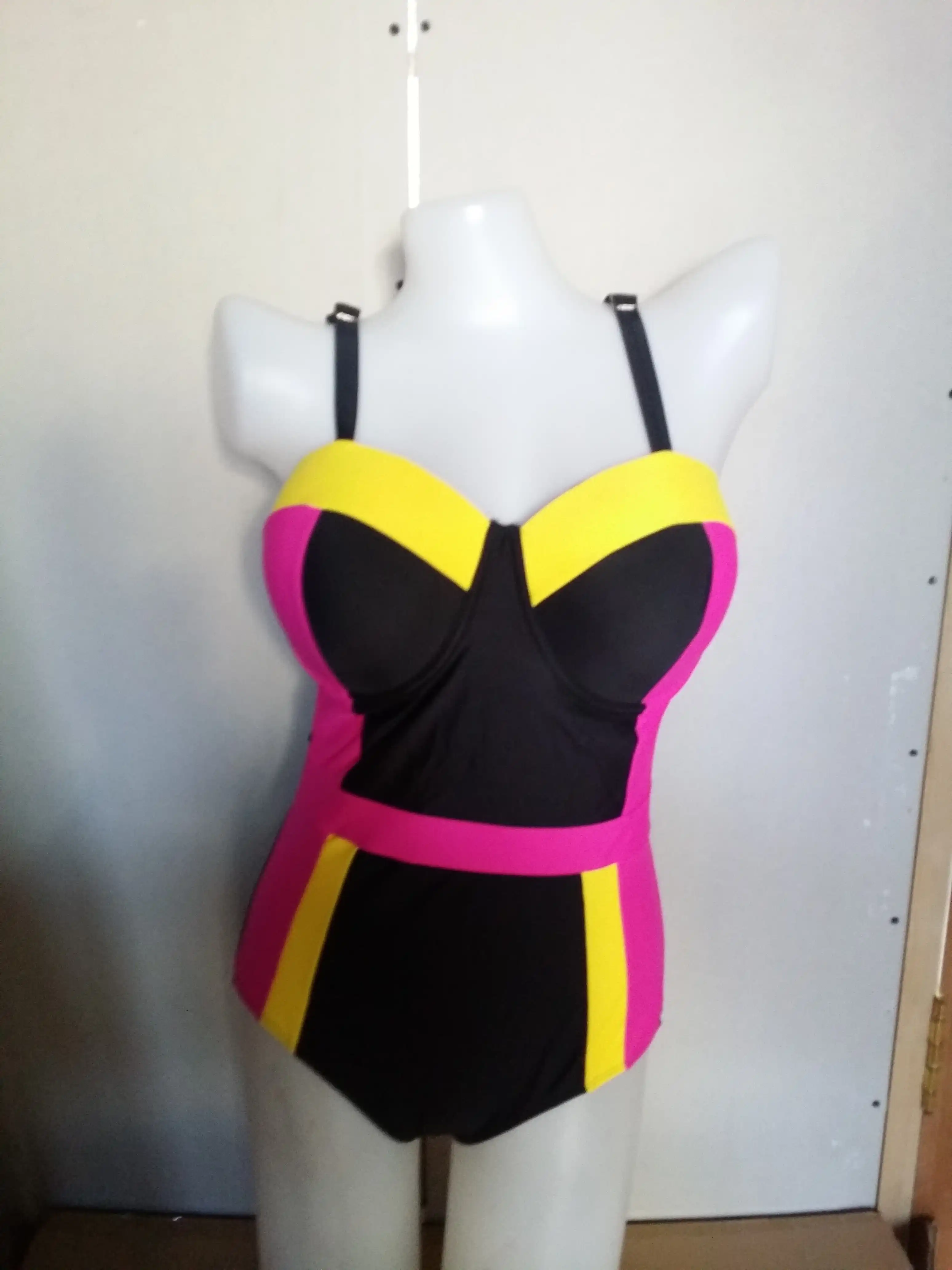 One Pieces Swimsuit Plus Size XL XXL XXXL Swimwear Monokini For Women