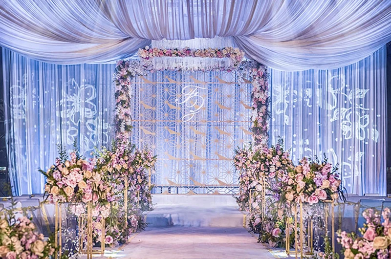 JAROWN Simulation Plant Flower Row Flower Wall Wedding Arrangement Decor DIY Pavilion Decor Arch  (8)