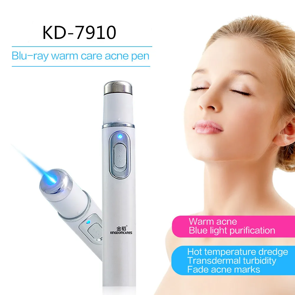 

Acne Laser Pen Portable face Wrinkle Makeup Remover Machine Durable Soft Scar Remover Device Blue Light Therapy Relax Machine