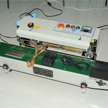 Continuous машина для непрерывной запечатывания пленки упаковка из полиэтиленового пакета машина ленточный запайщик; Горизонтальная нагревательный аппарат для запайки