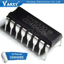 10 шт. CD4040BE DIP16 CD4040 DIP 4040BE DIP-16 новое и оригинальное IC
