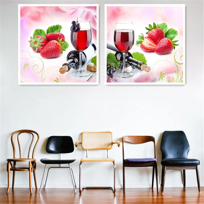 2pcs-lot-Fruit-Strawberry-Grape-Wine-Canvas-Painting-Art-Print-Poster-Wall-Pictures-For-Room-Home.jpg_640x640
