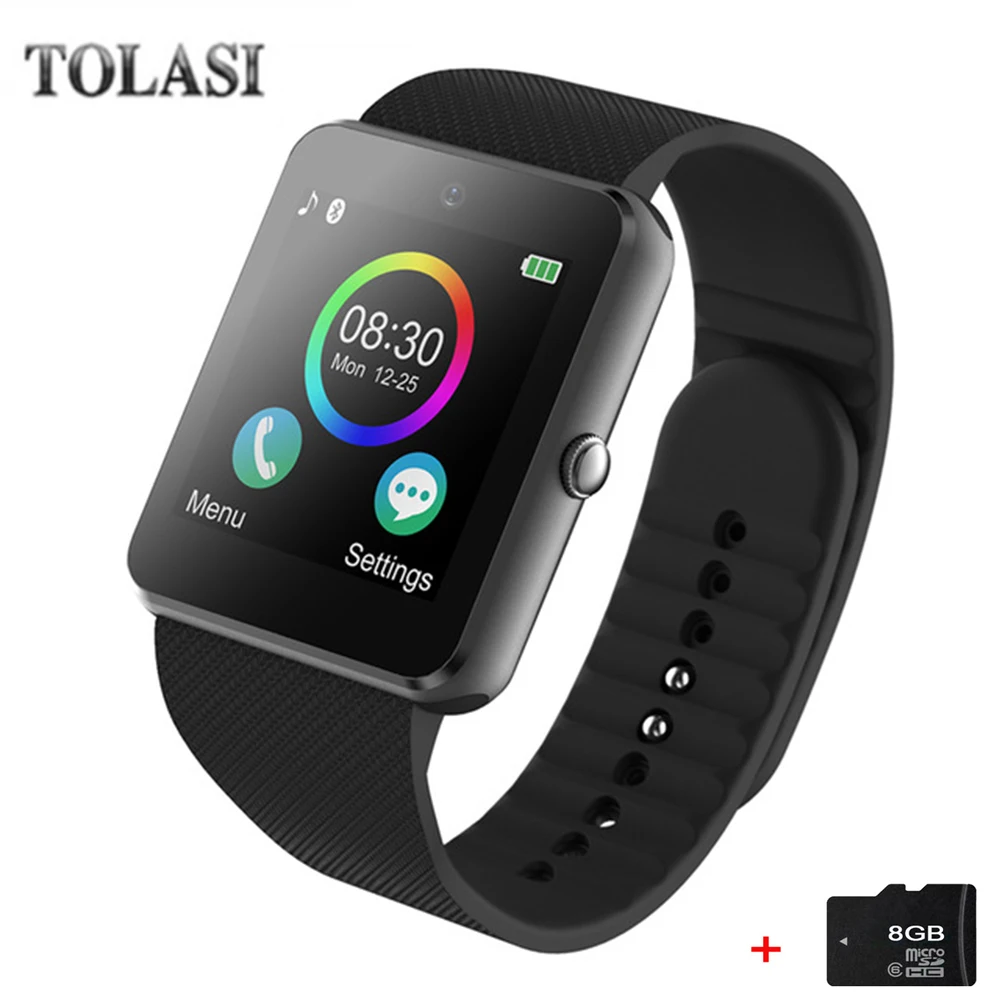 Bluetooth Смарт часы Smartwatch GT08 Android телефонный звонок Relogio 2G GSM SIM TF карта камера для iPhone
