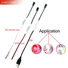 Светодиодный мини-контроллер DC 5-24 В SP002E WS2812B WS2811 WS2812 SK6812 RGB диммер 3key Pixel Светодиодная лента JST разъем Быстрая JQ