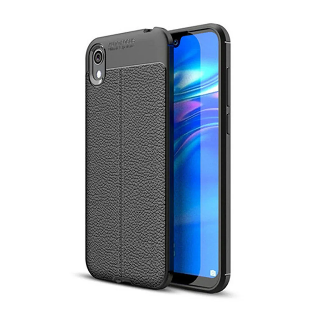 Чехол для Huawei Honor 8 S роскошный чехол с личи полосками мягкий силиконовый