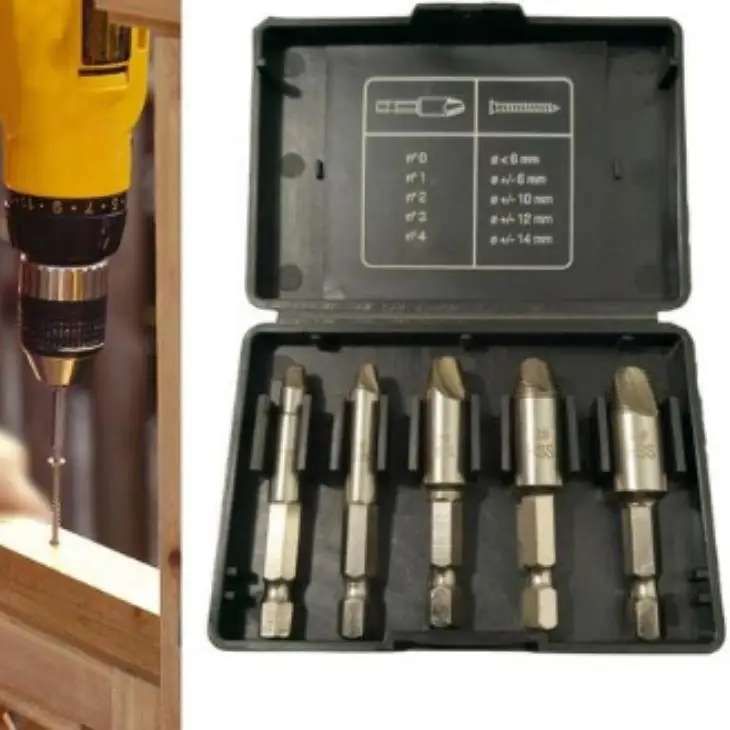 

Screw Remover Easy Out Tool Set for Damaged Stripped Rusted Broken Stuck Screws for Automotive Mechanics Carpenters Helper
