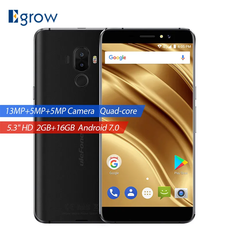 Ulefone S8 Pro Dual Rear Cameras Mobile Phone 5 3 MTK6737 Quad Core Android 7 0