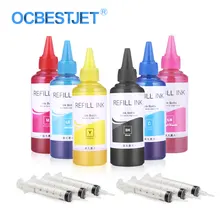 100 мл/бутылка сублимационные чернила для Epson L392 L395 L800 L805 L1300 L1800 WF-4630 термопечати сублимационные чернила