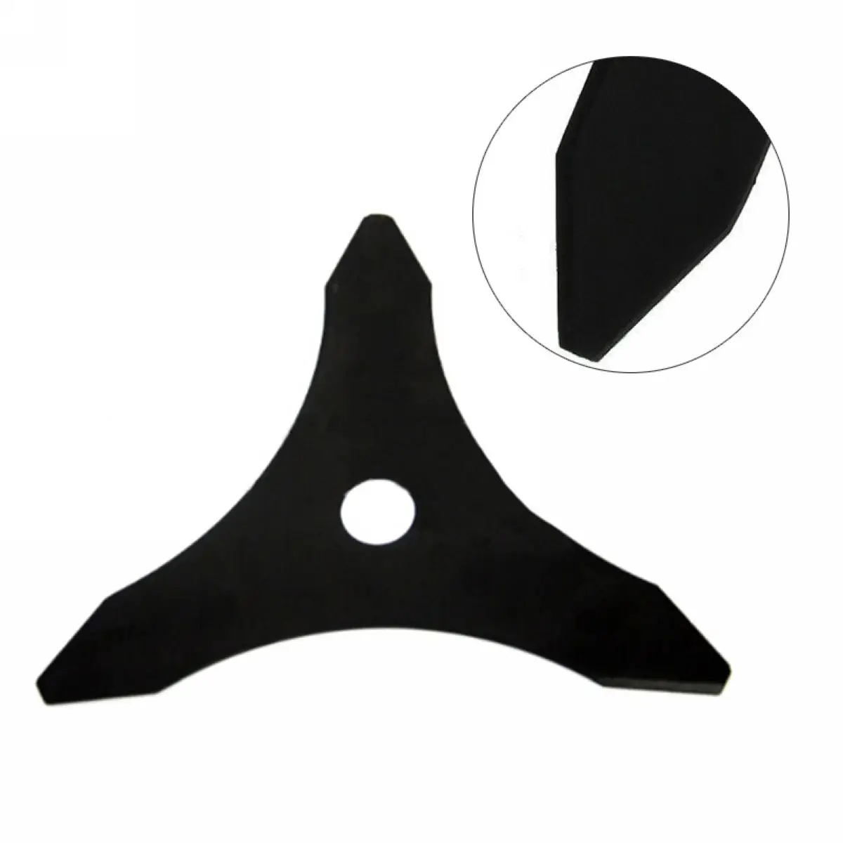 3T Brush Cutter Trimmer Blade 3 Tooth Diameter 10" Thickness 1.5mm Black